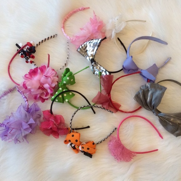 Hair Band and Set of 13 Headbands Assortment Girls - Picture 5 of 10